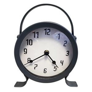 Classic Grey Table Clock